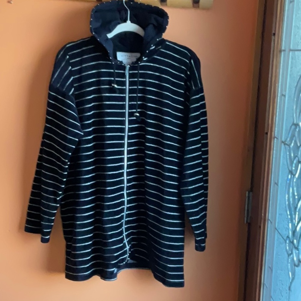 VITTADINI Sport Velour Oversized Hoodie sz L